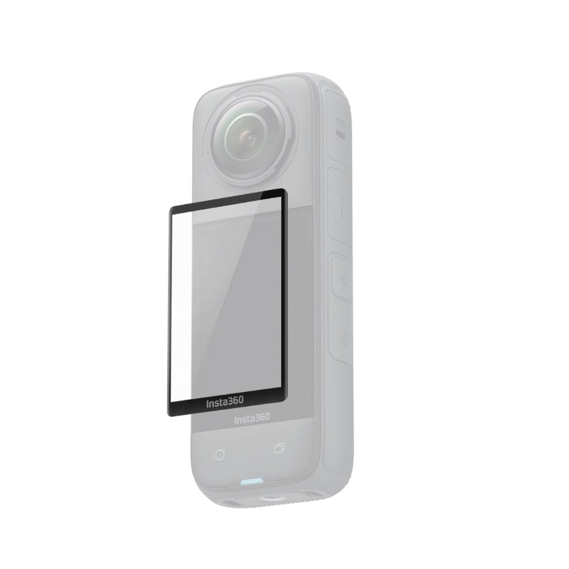 Insta360 X4 Screen Protector with Full Coverage Curved Tempered Glass and Application Tools for Action Camera CINSBBMD
