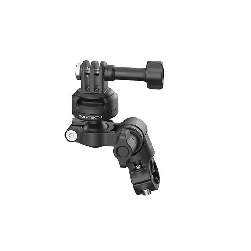 PGYTECH CapLock Quick Release Motorcycle Rearview Mirror Mount with Tube Sleeves (6mm, 8mm, 10mm, 12mm, 14mm) and 1/4 Screw Adapter for Insta360, DJI, GoPro Action Cameras, and Mobile Phone Holders | P-GM-170