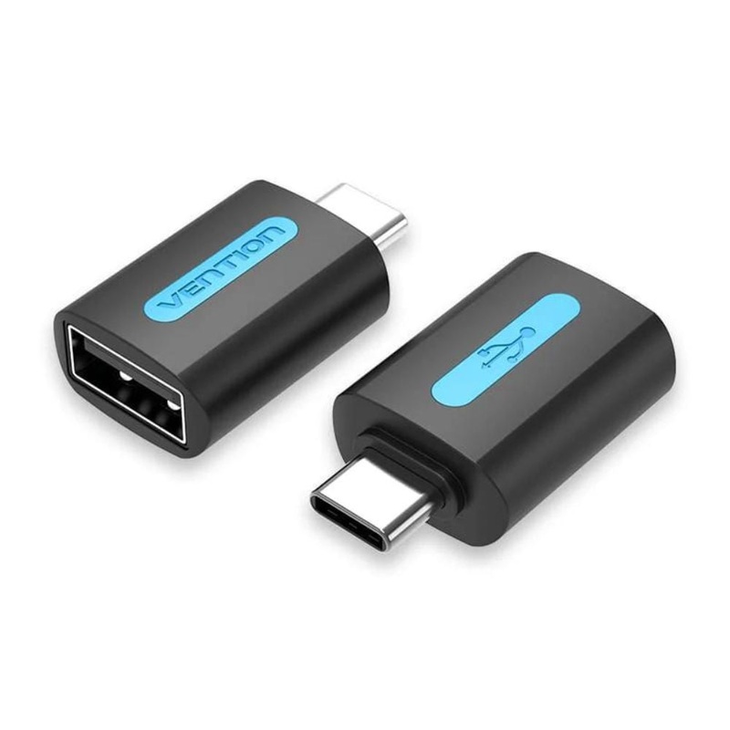 Vention USB-C Male to USB 2.0 Female OTG Adapter with High-Speed 480Mbps Data Transfer for Laptops, Android Phone, Tablet