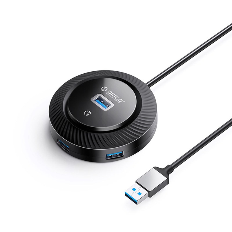 ORICO 4-IN-1 USB HUB 5GBPS (0.3M,1.8M) USB-A Cable with 4-Port USB 3.0 | Windows, Linux & macOS Support | for PCs, Computer Desktops & Laptops | USB Hubs & Docking Stations | YK2-U3