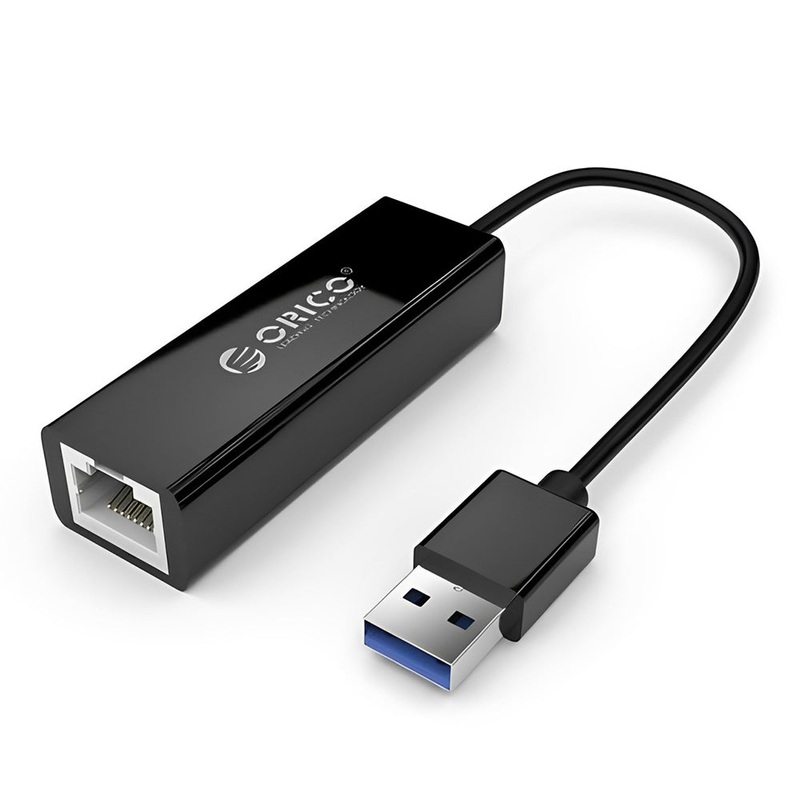 ORICO USB 3.0 Type A to RJ45 Ethernet Gigabit Network Adapter with 10 / 100 / 1000Mbps Speed, Driver Free and Plug & Play for Laptop PC Desktop Computer