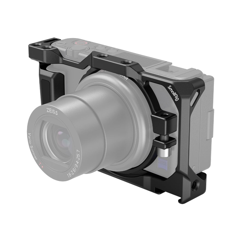 SmallRig Camera Cage for Sony ZV-1 II, ZV-1F, ZV-1 – Formfitting Full Coverage Protection, Cold Shoe Mount, Unobstructed Access to Ports & Buttons, Multiple Mounting Options | 2938