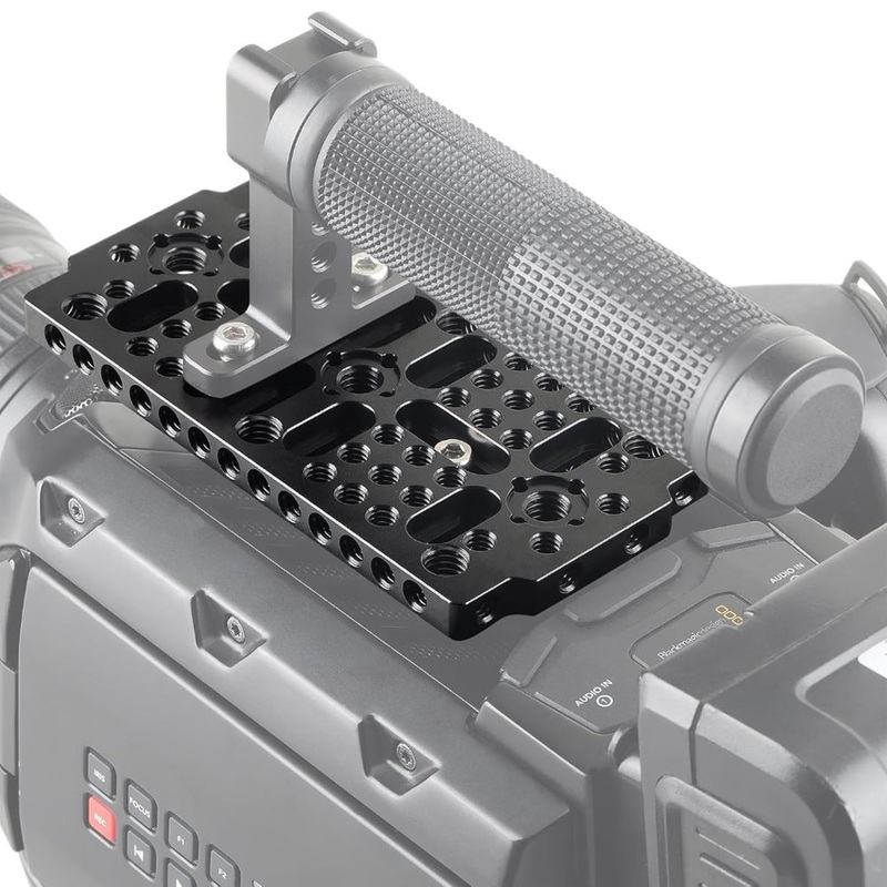 SmallRig Top Cheese Plate for Blackmagic URSA Mini & Other Video Cameras with Multiple 1/4 & 3/8 Screw Holes for Camera Accessories | 1681