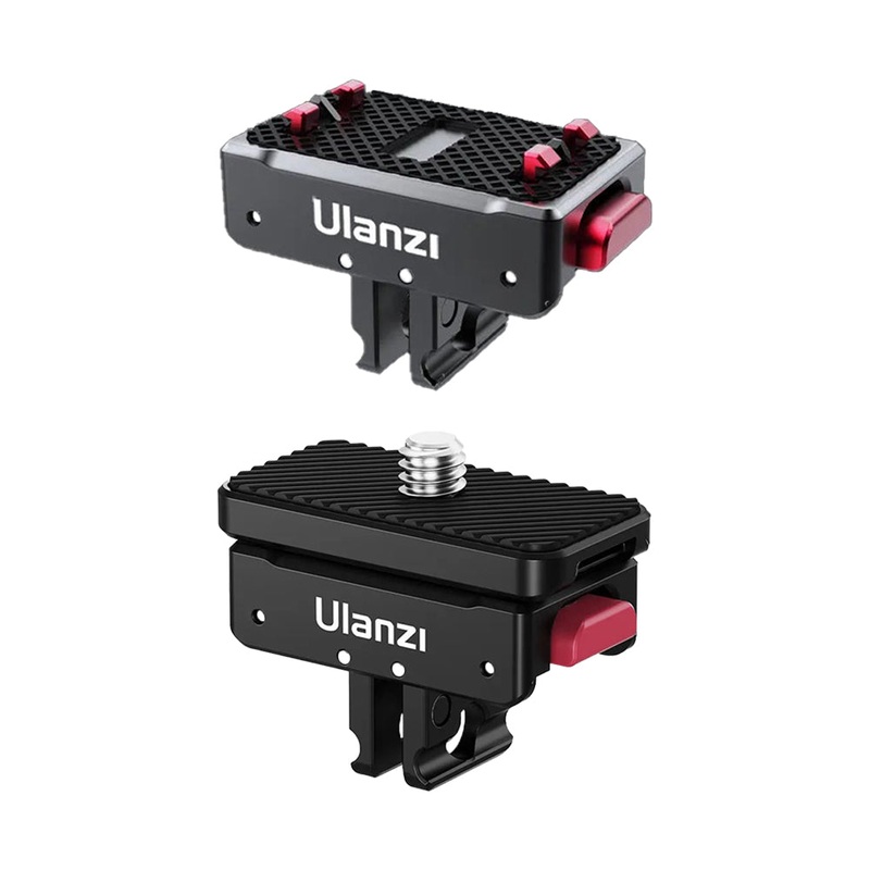 Ulanzi Magnetic Quick Release Mount for Insta360 Action Cameras – Compatible with ONE RS 1-Inch/Twin/4K Edition, Ace/Ace Pro, X4/X3/X2, ONE R, ONE X | IN-01 IN-03