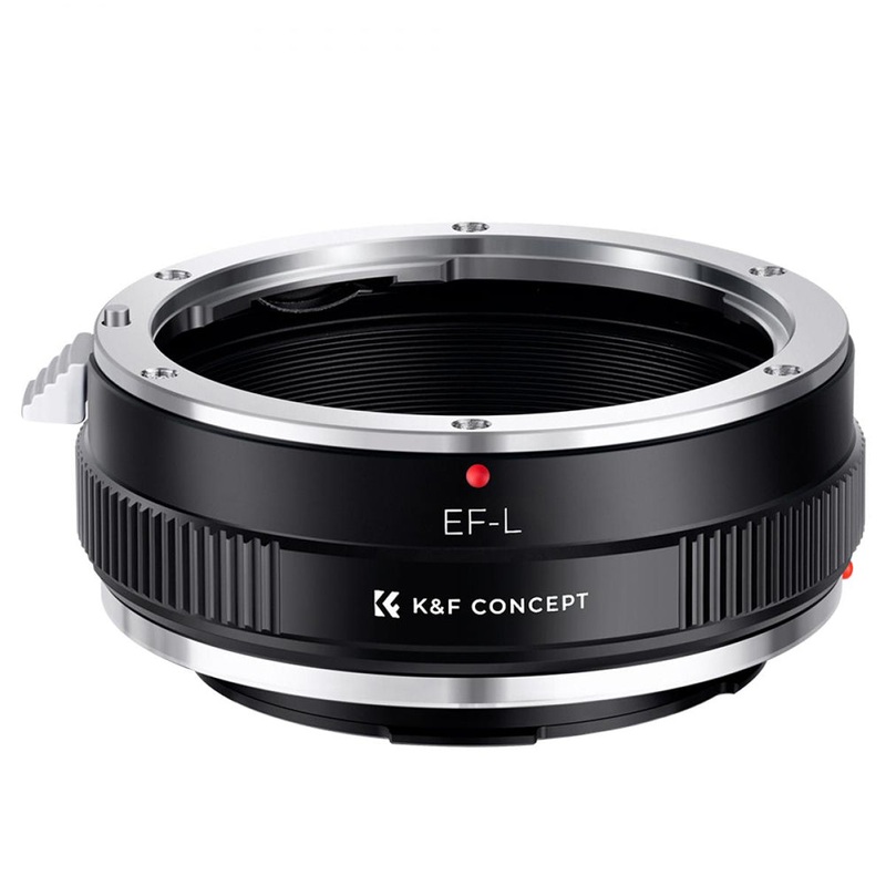 K&F Concept EOS-L Canon EF/EF-S Lenses to L-Mount Leica T, SL, CL, TL, TL2, SL, SL2, SL2-S & Panasonic Lumix S1, S1R, S1H, S5 Mirrorless Cameras – Lens Adapter Ring Converter | KF06-469