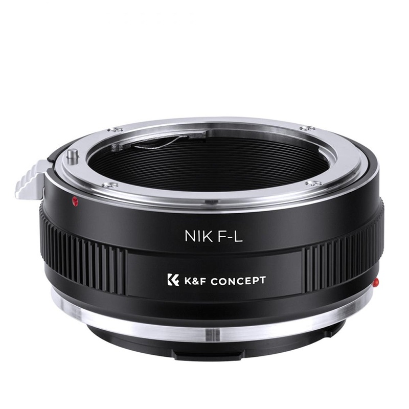 K&F Concept NIK(G)-L Nikon G/F Lenses to L-Mount Leica T, SL, CL, TL, TL2, SL, SL2, SL2-S & Panasonic Lumix S1, S1R, S1H, S5 Mirrorless Cameras – Lens Adapter Ring Converter | KF06-474