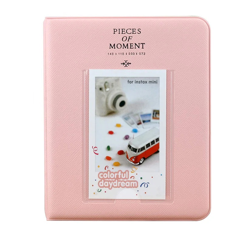 Pikxi AM28 28-Sheet Colored Pages Photo Album for Fujifilm Instax Mini Instant Camera Mint