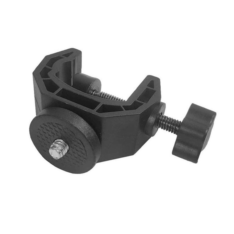 Pxel C-Type Clamp Universal Table Desk Mount with 1.65-Inch Clamping Diameter & 1/4 Thread Attachments for Smartphone Holder, Compact Cameras, Video Lights and Compatible to Motorcycle Bicycle Handlebars, Tripod, and Light Stands | AA-AC2