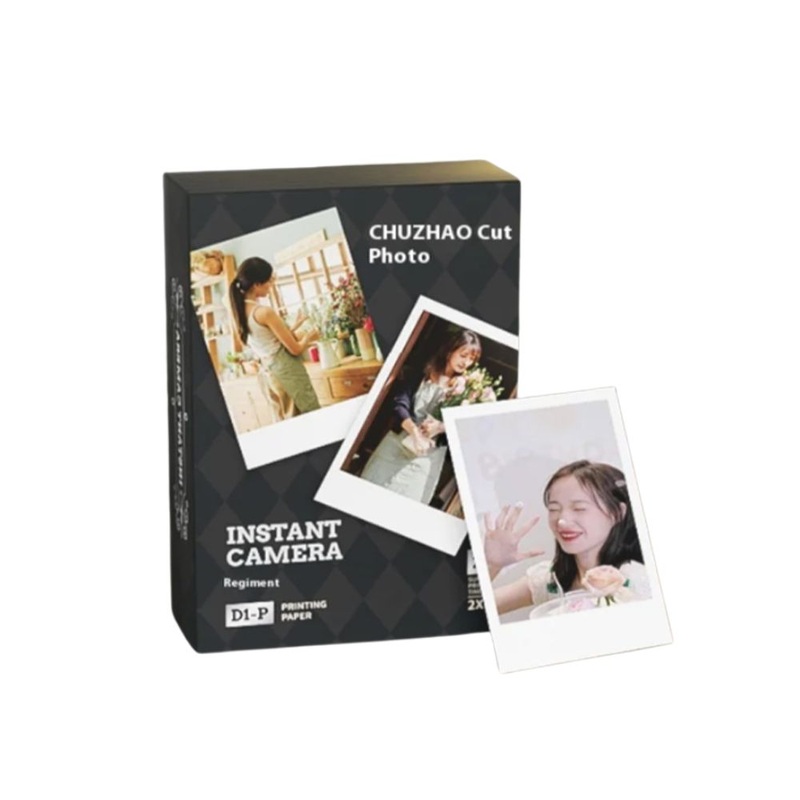 Chuzhao 20 Sheets 4PASS Print Thermal 2R Paper Plate for D1-P Instant Camera with 2.5 x 3.5 Size for Film Photography