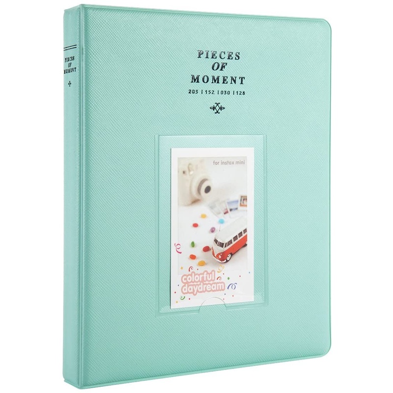 [CLEARANCE] Pikxi AM128 128-Sheet Photo Album for Fujifilm Instax Mini Instant Camera Leather