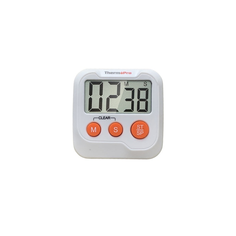 [CLEARANCE] ThermoPro TM03 Digital Kitchen Timer with Large LCD Screen, Countdown Timer, Adjustable Volume Settings, Magnet and Mount