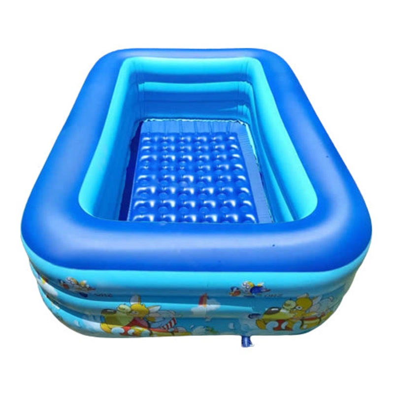 [CLEARANCE] Ucassa 3-Layer Inflatable Kiddie Swimming Pool with Max 2ft Depth with Cute Animal Design Summer Outdoor for Kids
