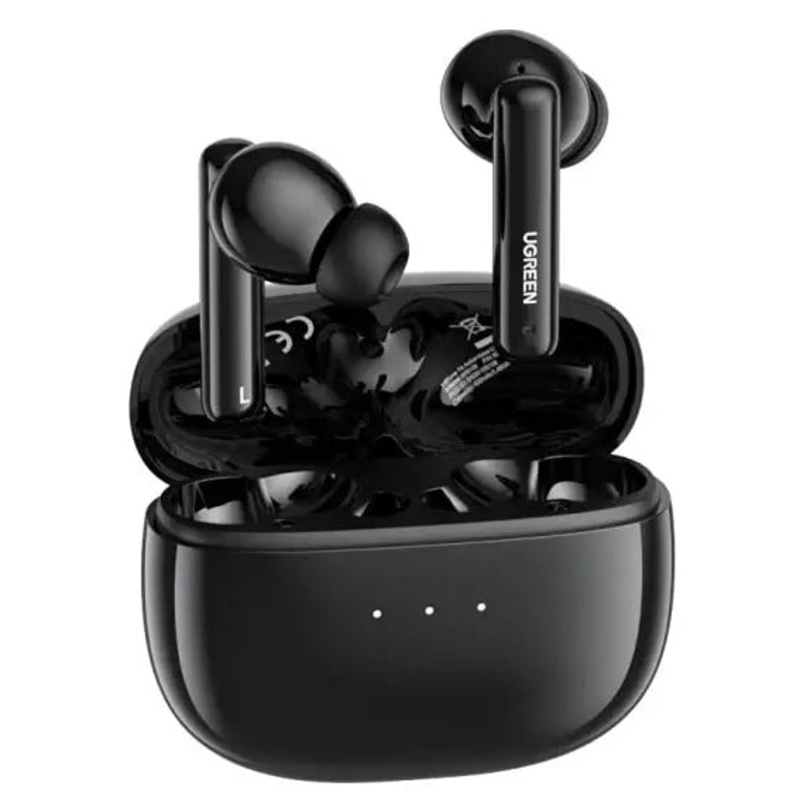 [CLEARANCE] UGREEN HiTune T3 Wireless Bluetooth ANC Earbuds with Active Noise Cancellation and 24-Hour Battery Life for Smartphones (Black) | 90401