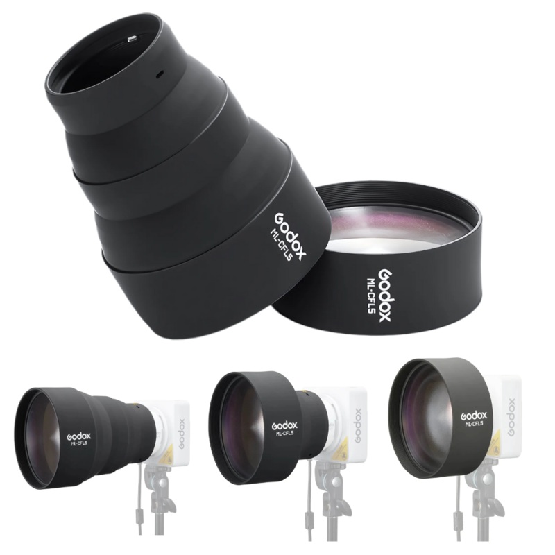 Godox Accessories Kit for ML100Bi | ML60IIBi LED Light with Precision Light Modifiers & Mounts Enhance Lighting Control for Studio, Video, and Portrait Photography