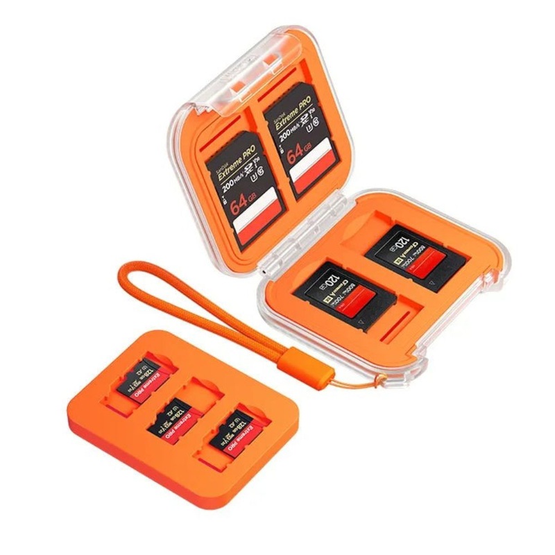 Ulanzi CC01 Memory Card Case for SD, TF, CFA, Impact Resistant, Dustproof, Splashproof and Pocket Sized | C055
